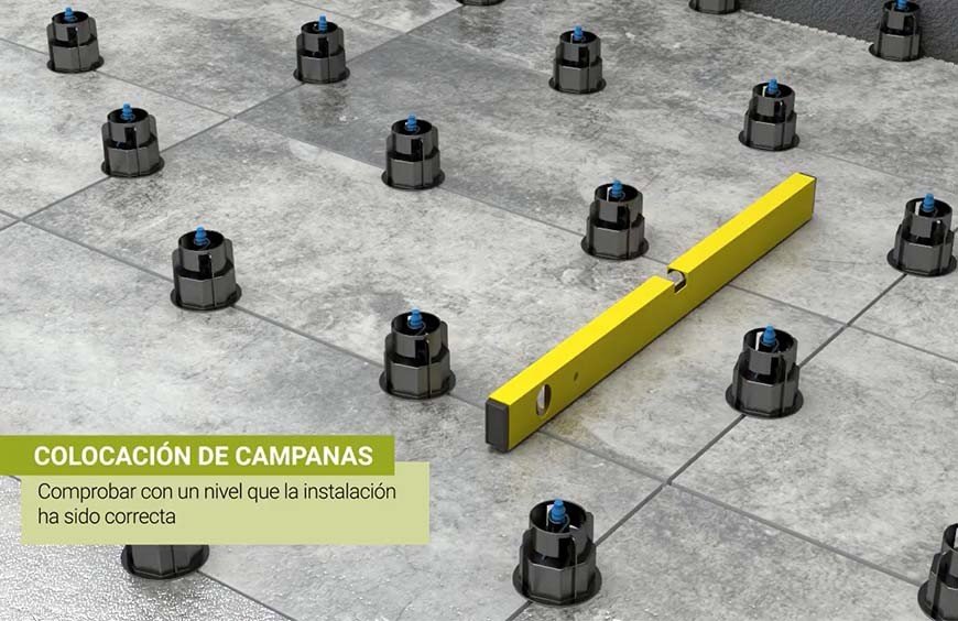 ¿Qué es el sistema de nivelación con campana?