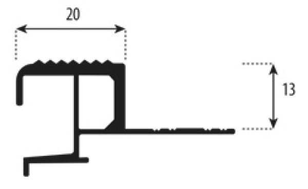 Esquema Stair Nosing 13 Led