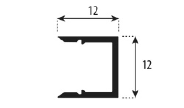 Esquema Listel U-12 Led