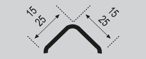Esquema Escuadra Acero