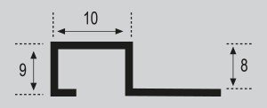 Esquema Perfil y Listelo 8·10