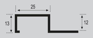 Esquema Listelo Alu C-25