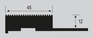 Esquema Peldaño Madera